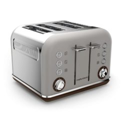 Morphy Richards 242102 Accents 4 Slice Toaster in Pebble